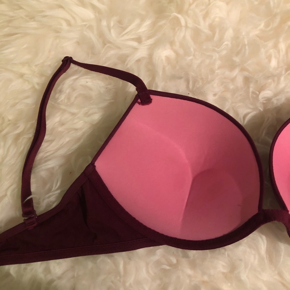 Maroon Bombshell Bra - Picture 2 of 3
